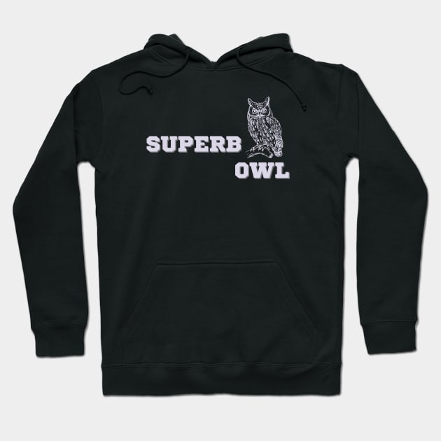 Superb Owl Hoodie by nakarada_shop